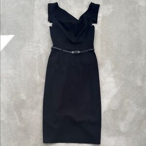 Black Halo Jackie O dress in black, size 0